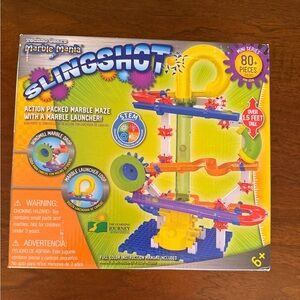 Marble Mania Slingshot by - Colorful Marble Maze Set